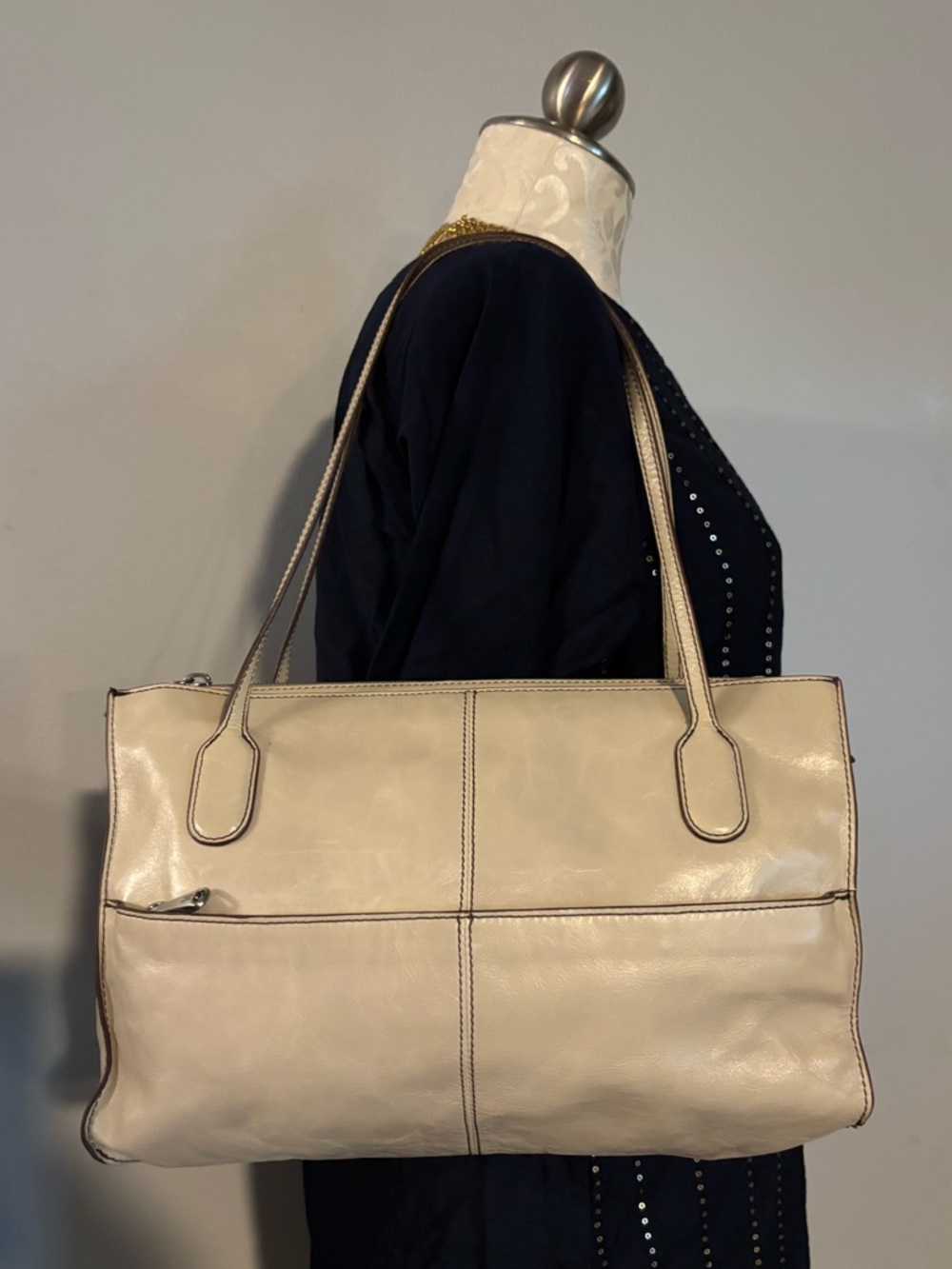 Hobo Friar Leather Tote Shoulder Bag